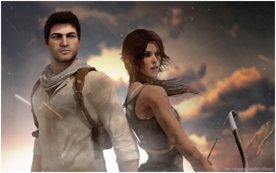 Rise of the Tomb Raider - красивая картинка лучница и искатель